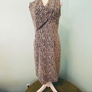 Calvin Klein Black/White print Sleeveless  V-neck